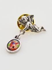 Pin's Médaille Saint Michel Archange - 3cm