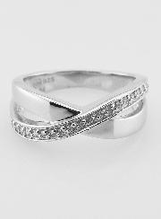 Bague Anneau Fiançailles T54 Argent Massif