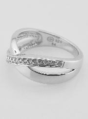 Bague Anneau Fiançailles T54 Argent Massif
