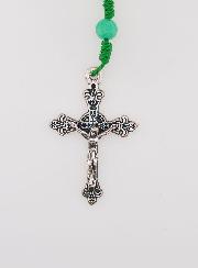 Chapelet Enfant en Perles de Verre - Vert