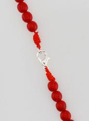 Chapelet Enfant en Perles de Verre - Rouge