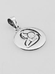 Médaille Vierge à l'Enfant Ajourée - 13mm