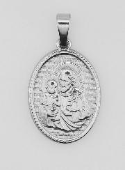 Médaille Saint Joseph en Inox - 21mm