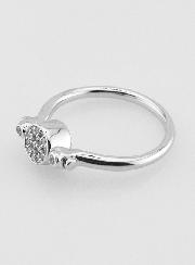 Bague en Argent Massif Solitaire - T54