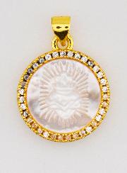 Pendentif en Nacre Ex-Voto 22mm