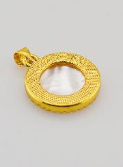 Pendentif en Nacre Saint Michel - 22mm