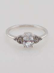 Bague Trilogie en Argent Massif - T56
