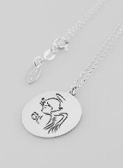 Collier Religieux en Argent - Ange Ajouré
