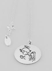Collier Religieux en Argent - Ange Ajouré