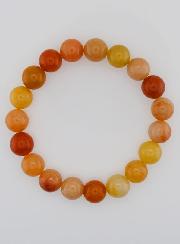 Bracelet en Pierre Naturelle d'Aventurine Orange - 10mm