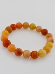 Bracelet en Pierre Naturelle d'Aventurine Orange - 10mm