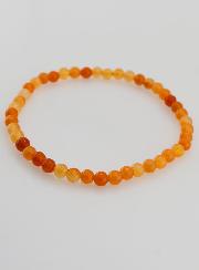 Bracelet en Pierre Naturelle d'Aventurine Orange - 4mm