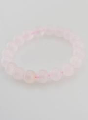 Bracelet en Pierre Naturelle de Calcite Rose - 10mm