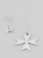 Collier Religieux & Croix - Argent 925/1000