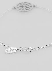 Bracelet en Argent Massif - Croix Occitane
