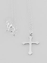 Collier Religieux & Croix - Argent 925/1000