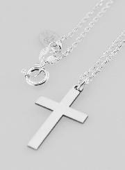 Collier Religieux & Croix - Argent 925/1000