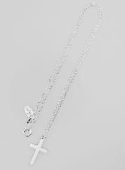 Collier Religieux & Croix - Argent 925/1000