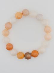 Bracelet en Pierre Naturelle d'Aventurine Pêche - 10mm