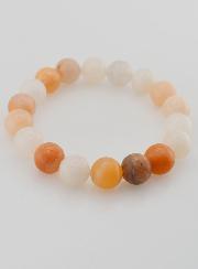 Bracelet en Pierre Naturelle d'Aventurine Pêche - 10mm