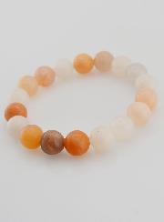 Bracelet en Pierre Naturelle d'Aventurine Pêche - 10mm