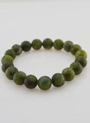 Bracelet en Pierre Naturelle de Jade Néphrite - 10mm