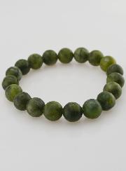 Bracelet en Pierre Naturelle de Jade Néphrite - 10mm
