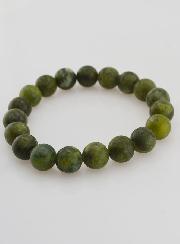Bracelet en Pierre Naturelle de Jade Néphrite - 10mm