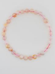 Bracelet en Pierre Naturelle d'Agate Fleur de Cerisier - 6mm