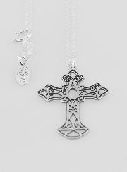 Collier Religieux & Croix - Argent 925/1000