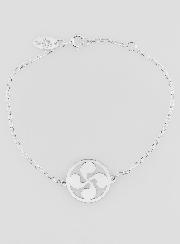 Bracelet en Argent Massif - Croix Basque