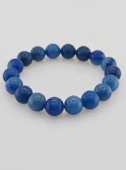 Bracelet en Pierre Naturelle d'Aventurine Bleue - 10mm