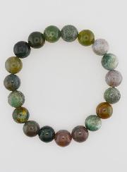 Bracelet en Pierre Naturelle d'Agate Indienne - 10mm
