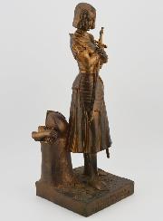 Statue Religieuse de Sainte Jeanne d'Arc - 20 cm