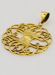 Pendentif Arbre de Vie en Bronze - 35mm