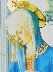 Icône Religieuse Vierge de l'Annonciation - 14cm
