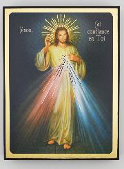Icône Religieuse Christ Miséricordieux - 14cm
