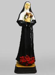 Grande Statue de Sainte Rita aux Roses - 80cm