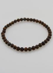 Bracelet en Pierre Naturelle de Bronzite - 4mm