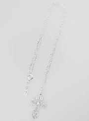 Collier Religieux & Croix Vitrail - Argent 925/1000