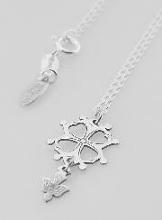 Collier Religieux & Croix Trèfle - Argent 925/1000