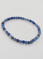 Bracelet en Pierre Naturelle d'Aventurine Bleue - 4mm