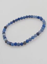 Bracelet en Pierre Naturelle d'Aventurine Bleue - 4mm