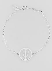 Bracelet en Argent Massif - Croix de Camargue