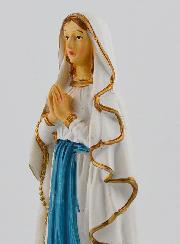 Statue Religieuse Notre Dame de Lourdes - 15cm