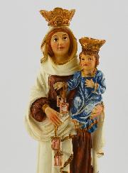 Statue Religieuse ND du Mont Carmel - 15cm