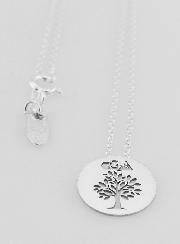 Collier Religieux Arbre de Vie Jeton - Argent 925/1000