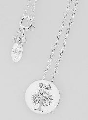Collier Religieux Arbre de Vie Jeton - Argent 925/1000