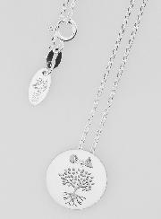 Collier Religieux Arbre de Vie Racines Jeton - Argent 925
