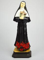 Statue Religieuse de Sainte Rita aux Roses - 40cm